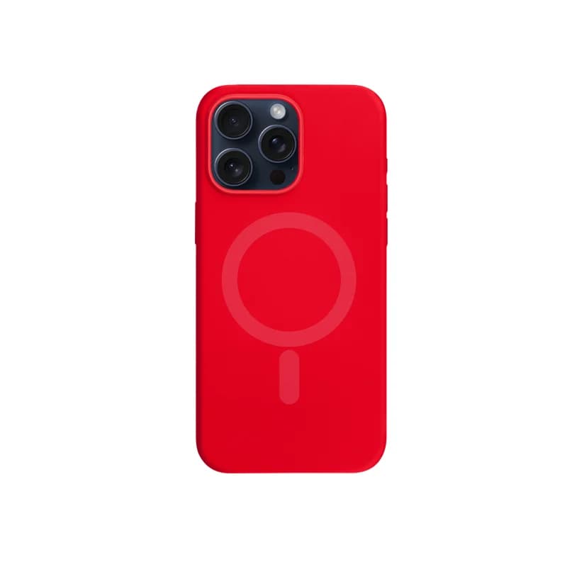 KZDOO Mag iCoat Silicone Magnetic Protector,Luxury Back Case,Plain Anti-Scratch Shell for iPhone 15,15Plus,15 Pro,15 Pro Max