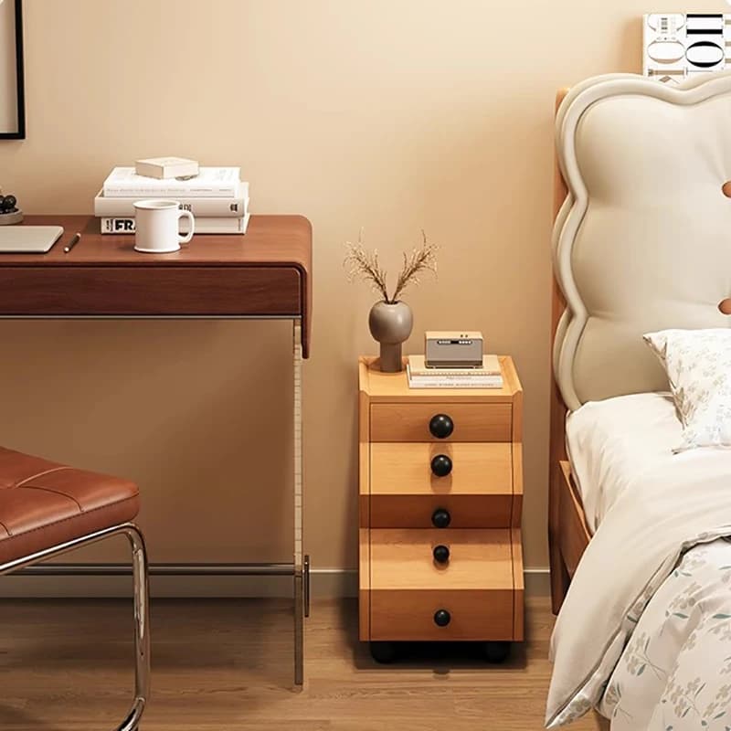 Minimalist Aesthetic Nightstand Storage Vintage Mid Century Trendy Nightstand Italian Rustic Mesa De Noche Bedrooms Furniture