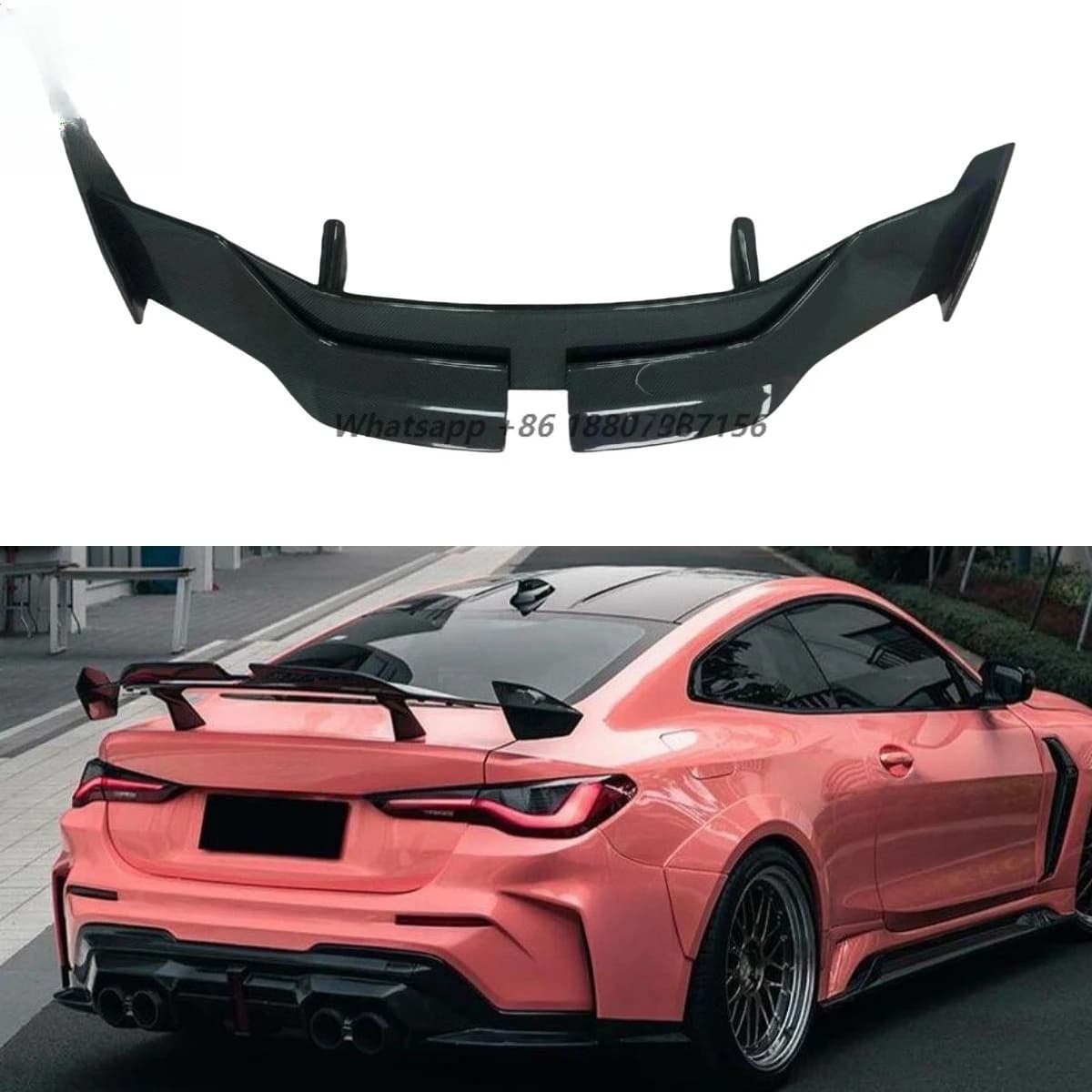 IMP Style Carbon Fiber Rear Spoiler Wing for G20 G80 G22 G82 F80 F82 Rear Wing Trunk Spoiler