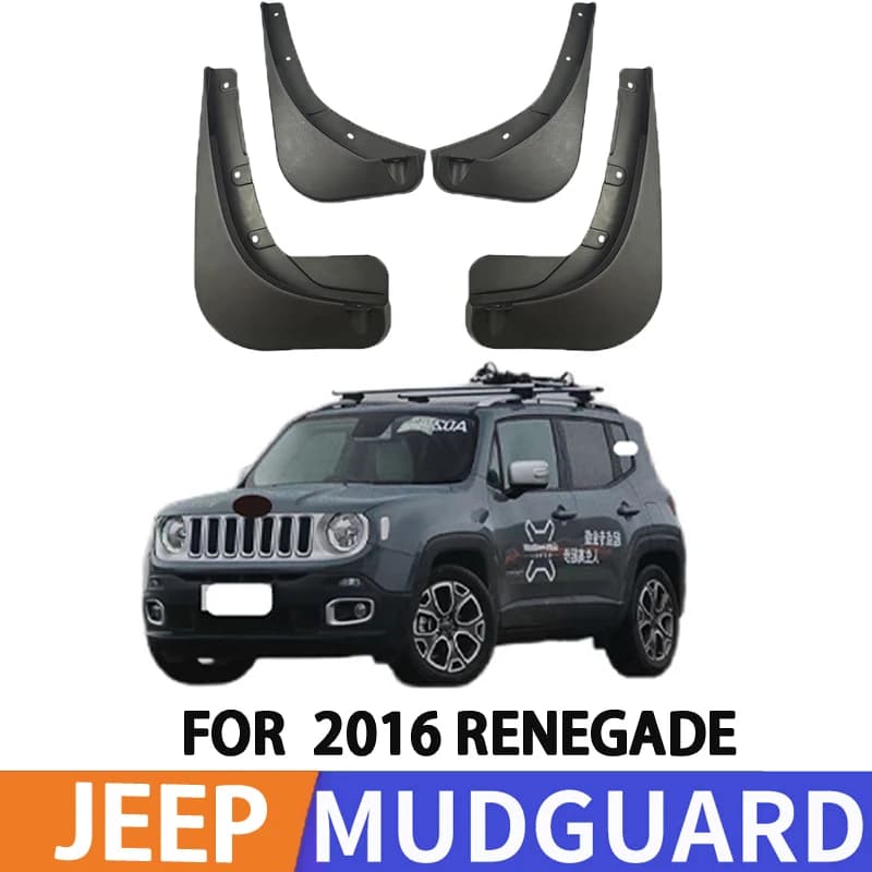 For 2016-2025 Jeep Freeman RENEGADE Car Tire Fender Splash Guard Front and Rear Wheel Fenders