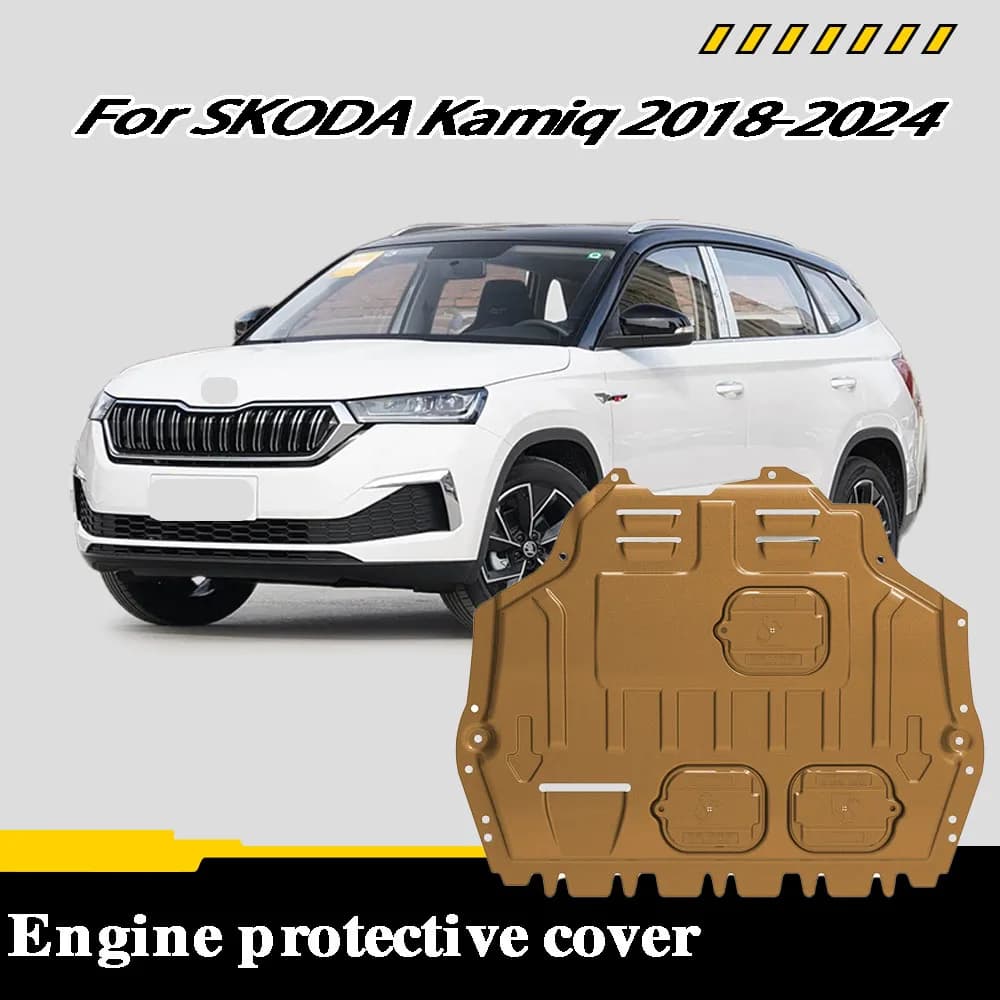 Engine splash guard suitable For SKODA Kamiq 2018-2024 1.5L engine underguard chassis protection plate