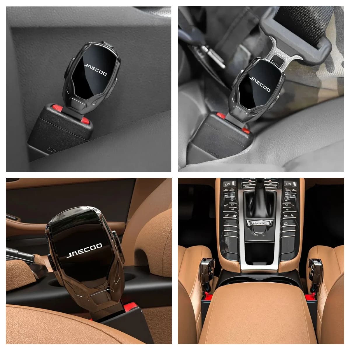 Jaecoo Zinc Alloy Car Seat Belt Extender Safety Belt Buckle Plug Fit J7 J8 J9 Chery Tiggo 7 8 9 Pro Omoda C5 Accessories