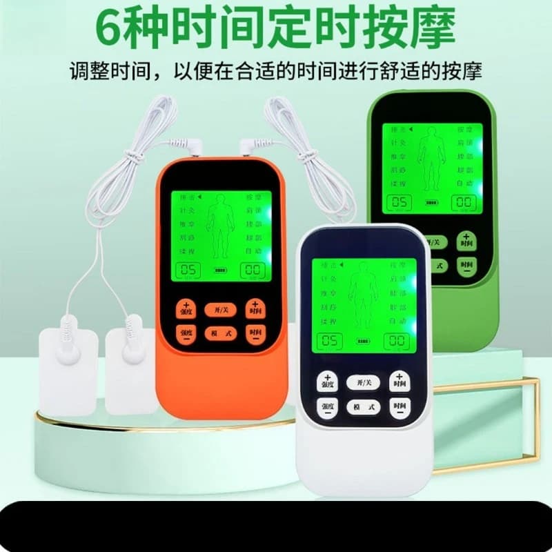 Dual‑Output Mini Massager, Portable Electric Neck & Body Relax Massage Device for Home Use