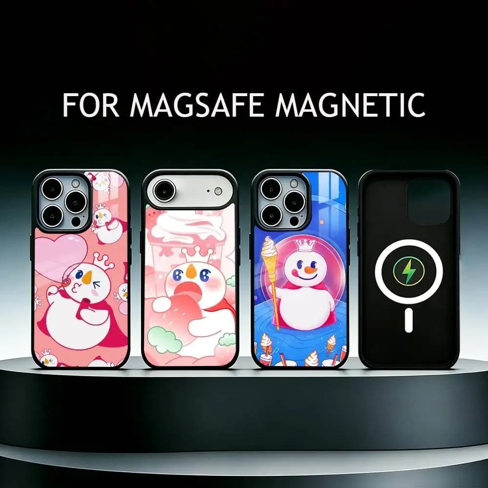 Mixue Bingcheng Phone Case For iPhone17,16,15,14,13,12,11 Plus,Pro Max Magnetic For Magsafe Wireless Charging