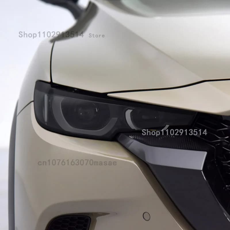 For MAZDA CX-50 2022-2023 Accessories Car Headlight Protective Film Headlamp Restoration Transparent Black TPU Car Light Sticker