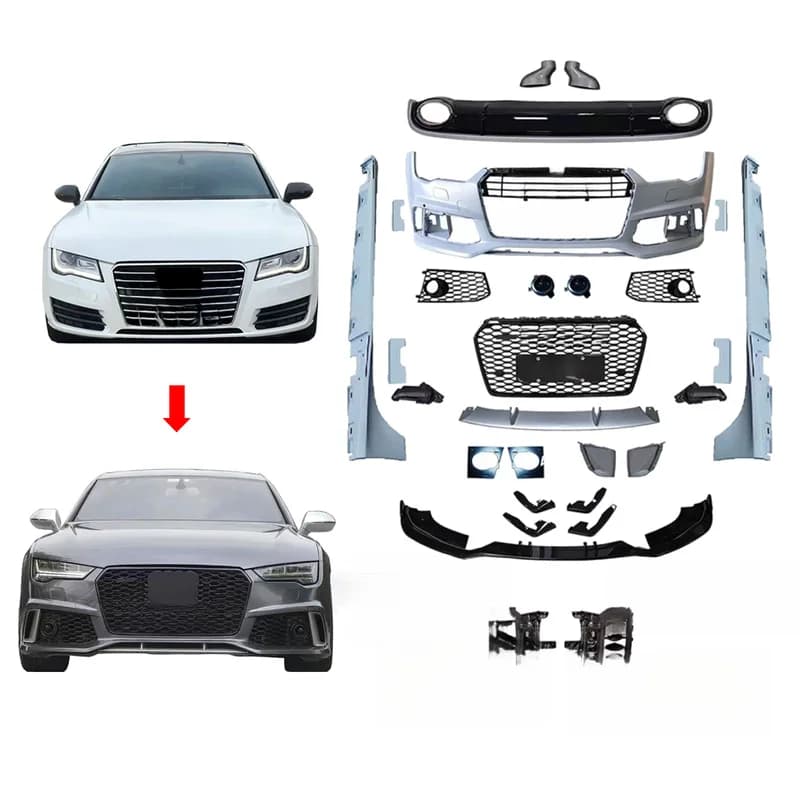 High Quality Conversion Body Kit Fit 2012-2015 Vehicle Upgrade To 2016 Style With Bumpers Grille Perfect Bolt-on Installation