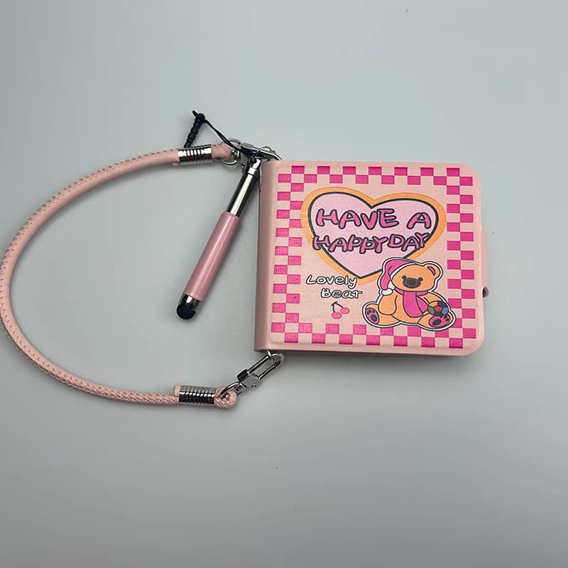 For Xiaomi Mix Flip Case with Stylus Cute Pink Girls flip Leather Cover Coque Funda Carcasa with hinge protector