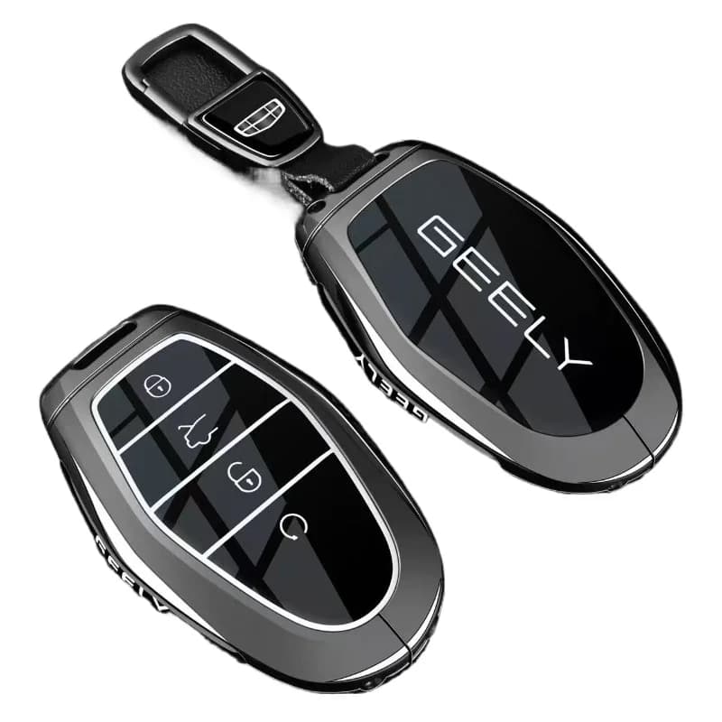 Premium Zinc Alloy Key Cover Case for Geely 5th Generation Emgrand (2026) - Protective Key Fob Shell  Keybag Keychain