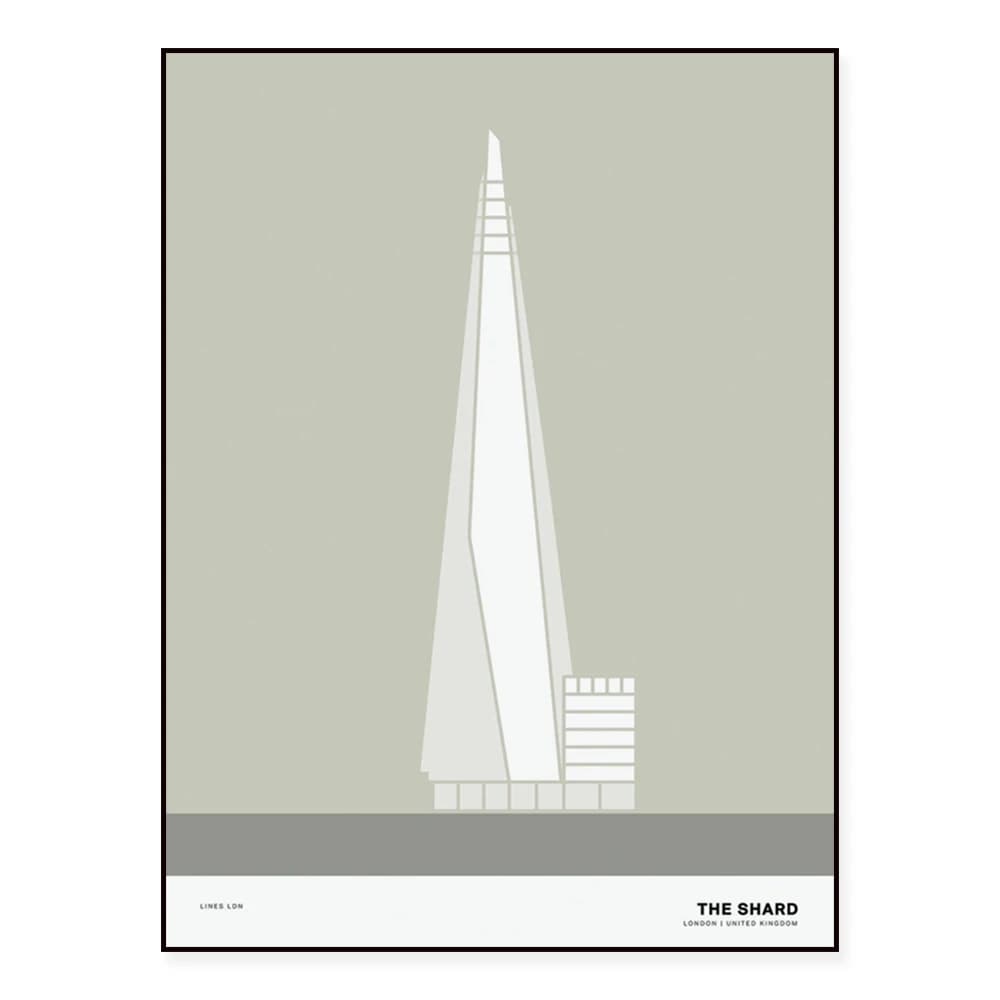 The Shard, London Print | Poster | London Illustration | Architecture Print | London Skyline | London Gift