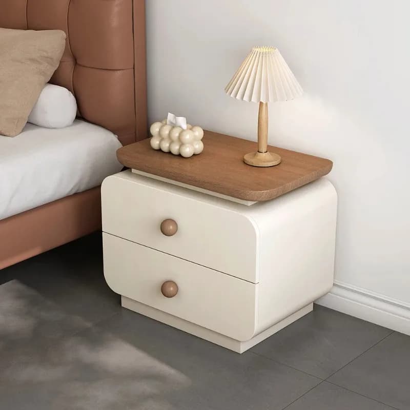 Modern Organizer Bedside Table Decor Trendy Wood Librero Cabinets Coffee Nightstand Bedroom Mesitas De Noche Hotel Furniture