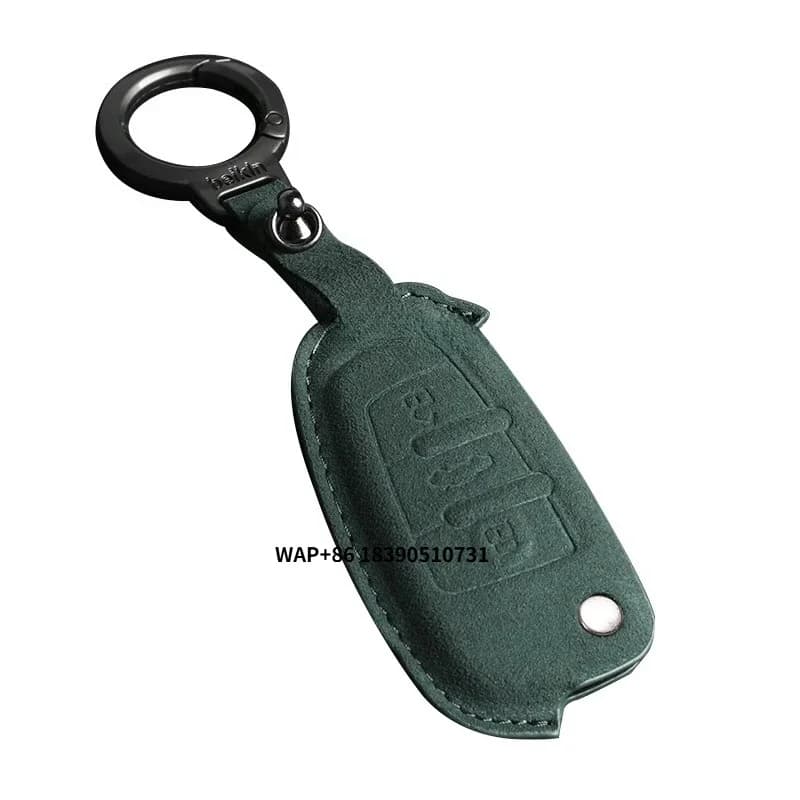 Foldable Leather Car Key Bag for A3/A4/A5/A6/A6L/A7/A8/Q2/Q3/Q5L/Q7/Q8