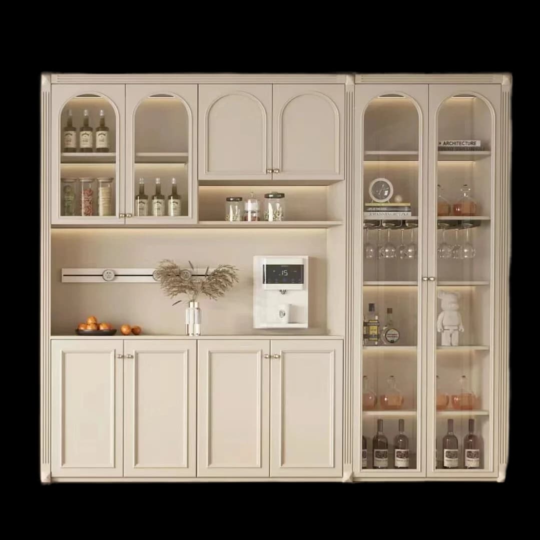 Restaurant  Wine and Tableware Storage Cabinet  French Style. Dinner Side Cabinet  Restaurant  Dinner Side Cabinetpromote sales