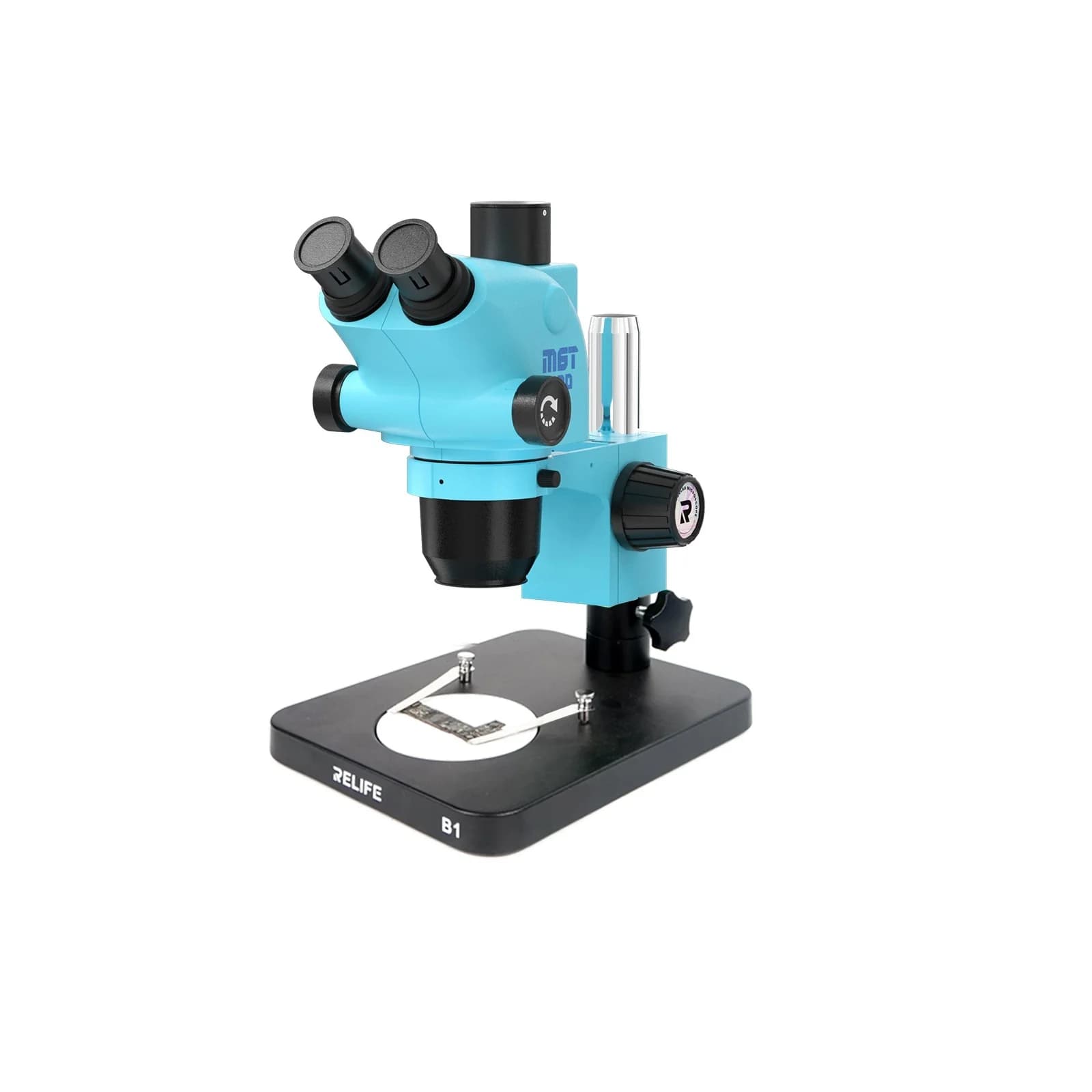 RL-M6T Pro-B1 Trinocular HD Stereo Microscope For Mobile Phone Jewelry Repair PCB Welding Microscope Tool