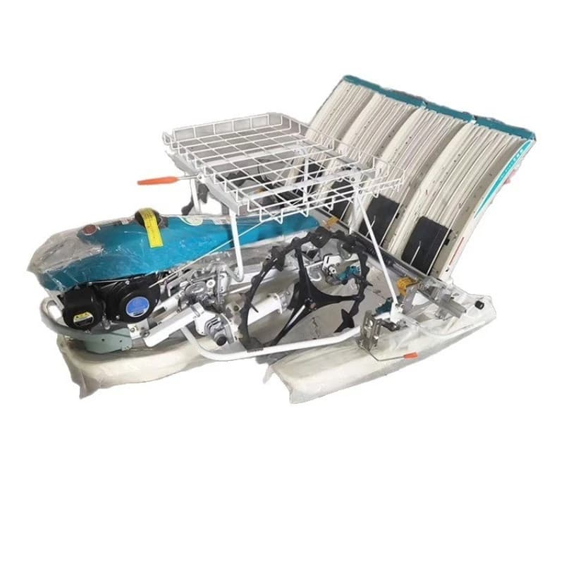 Ride-on rice transplanter seedling machine free type