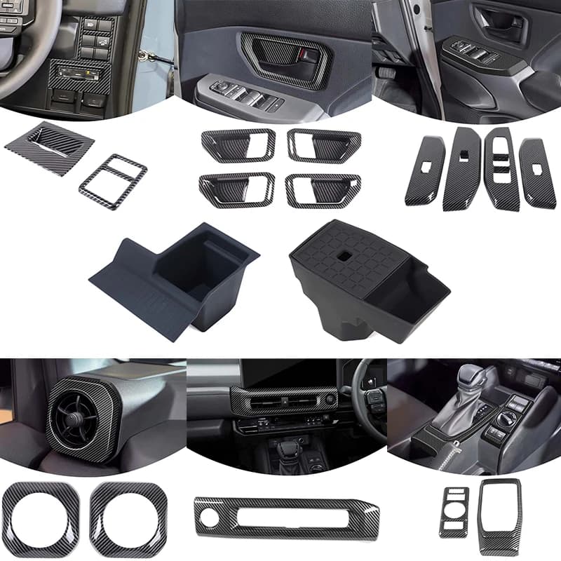 Center Console Decoration Gear Shift Panel Frame Trim Sticker Interior Car Accessories For Toyota Land Cruiser FJ J240 2026+