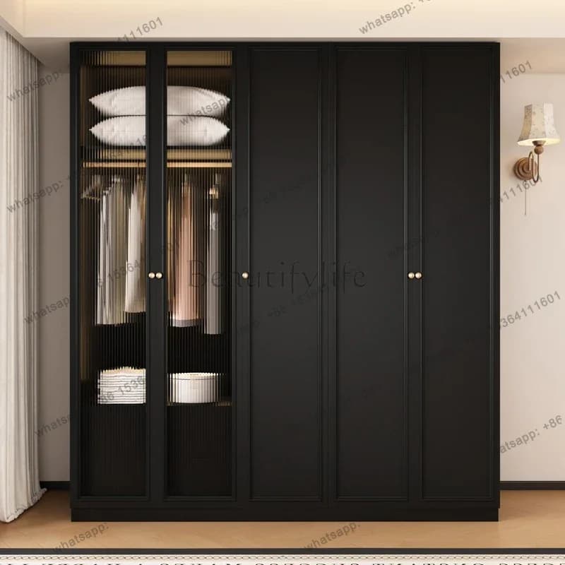 PG Partitions Cabinet Wardrobe Clothes Wooden Bedroom Storage Wardrobe Cupboard Space Saving Guarda Roupa Lounge Suite Furniture