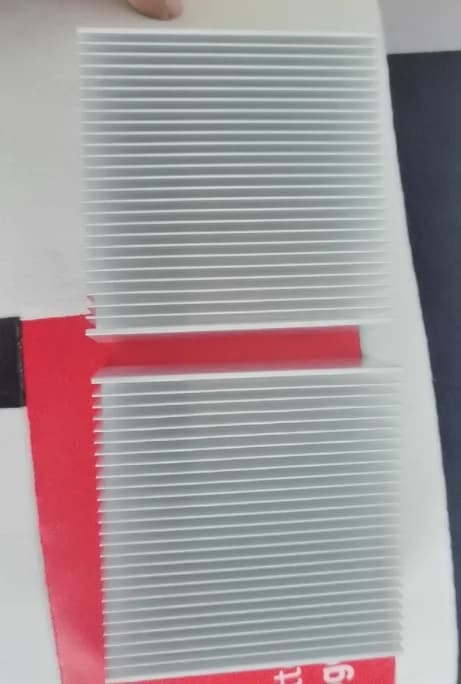 Aluminum Heat Sink 100mm High-Density Fins for CPU Amplifier Cooling Customizable