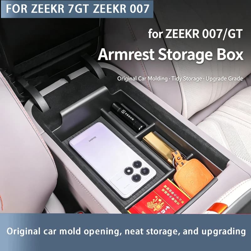 FOR NEW ZEEKR 7GT ZEEKR 007 Armrest Box, Storage Box, Central Control Storage Box, Compartment Specific Storage Box