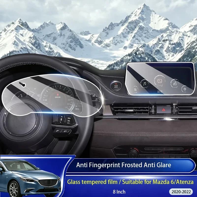 For Mazda 6/Atenza 2020-2022  Car Screen Tempered Glass Film Center Console Dashboard Navigation Protector Interior Accessories