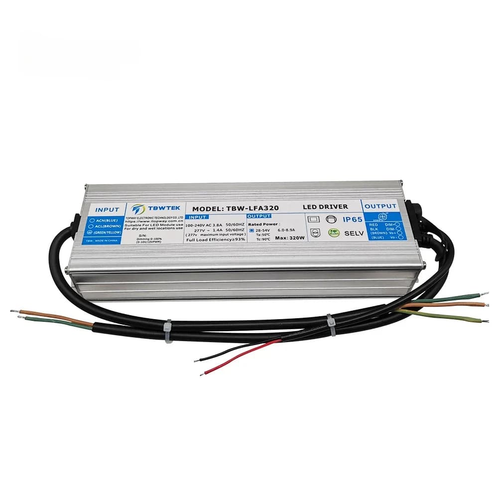 320W high-power led drive power supply Flood light Constant voltage waterproof power supply 0-10v