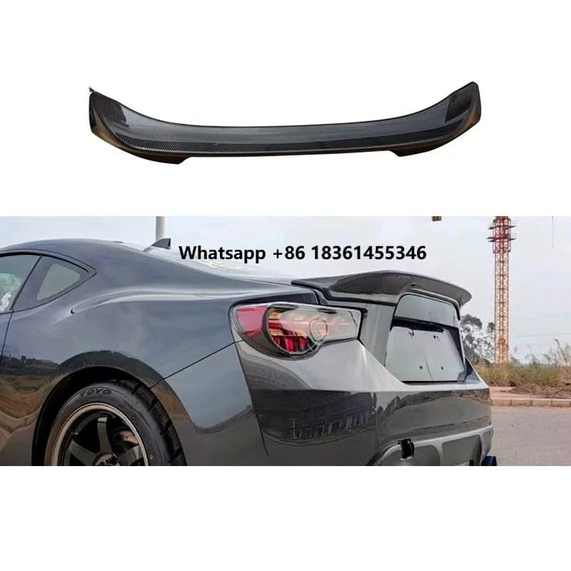 for  BRZ 2013-2019 modified carbon fiber tail wing rear spoiler