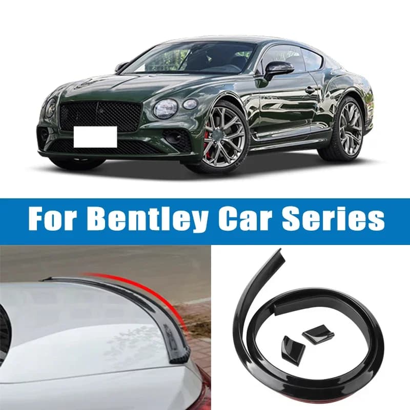1.5M Car-Styling 5D Carbon Fiber Spoilers Styling DIY Refit Spoiler For Bentley Continental GT Flying Spur Bentayga Mulsanne