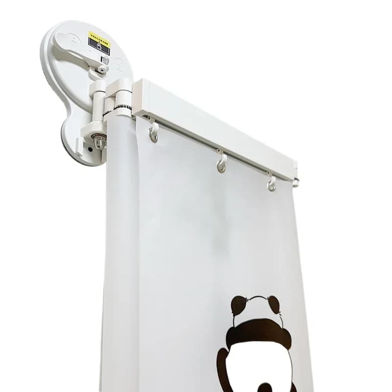shower curtain high-grade non-punching toilet bathroom partition curtain dry and wet separation invisible waterproof shower