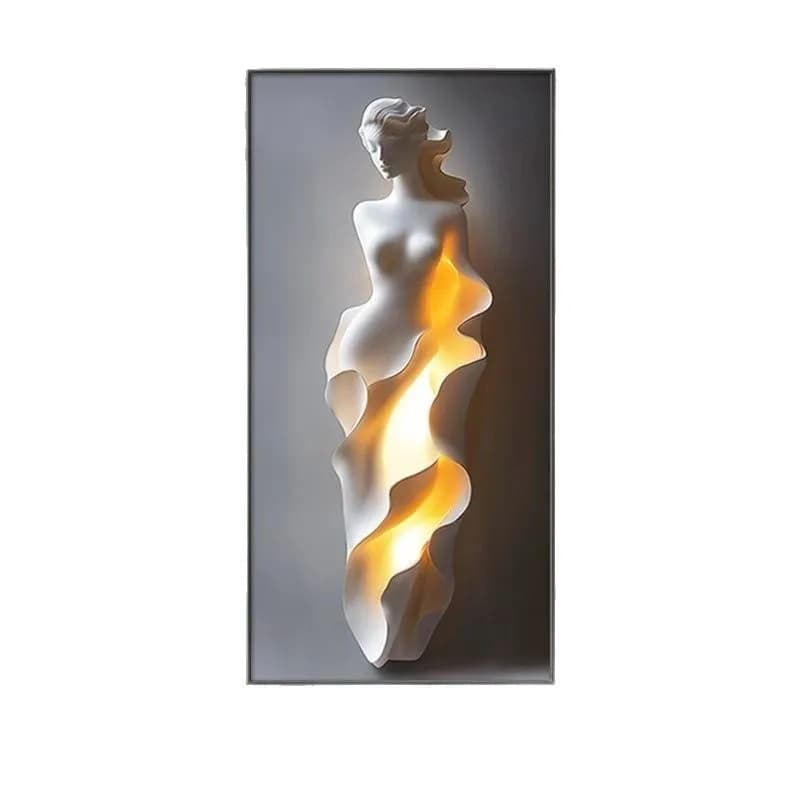 Modern light luxury entrance entrance decorative painting simple abstract corridor aisle hanging painting advanced relief wall