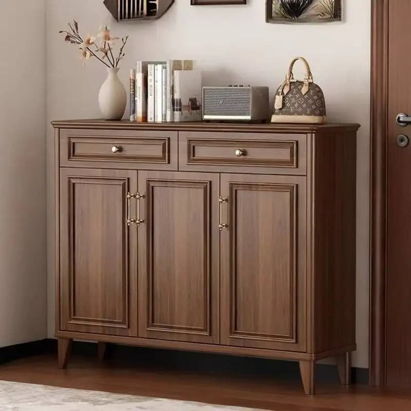 Durable Minimalist Shoe Cabinet Wooden Storage Corner Apartments Shoe Rack Corridor Organizer Organizador De Zapatos Furniture