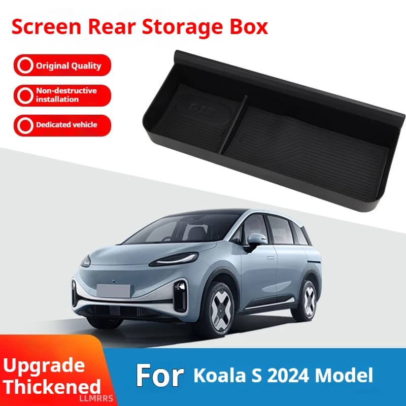 For 2024 Jihu Koala S central control screen rear storage box storage box car supplies modification car accessories interior