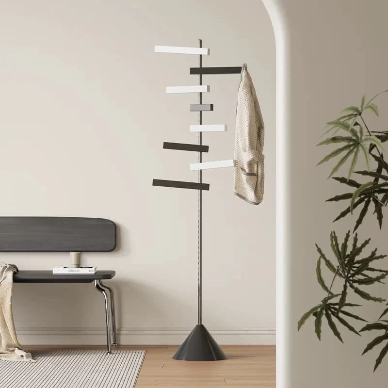 Modern Nordic Clothing Rack Hangers Luxury Hallway Designer Coat Rack Portable Apartment Percheros Para Ropa Furniture Home