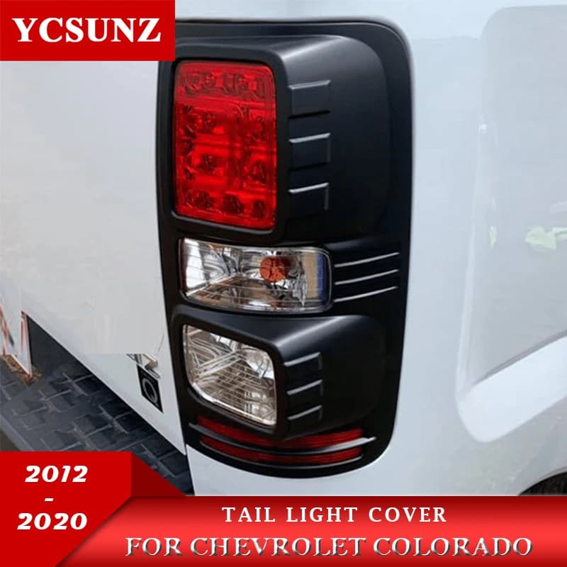 Tail Light Cover Trim For Chevrolet Colorado Holden Chevy Colorado 2012 2013 2014 2015 2016 2017 2018 2019 2020 Car Accessories
