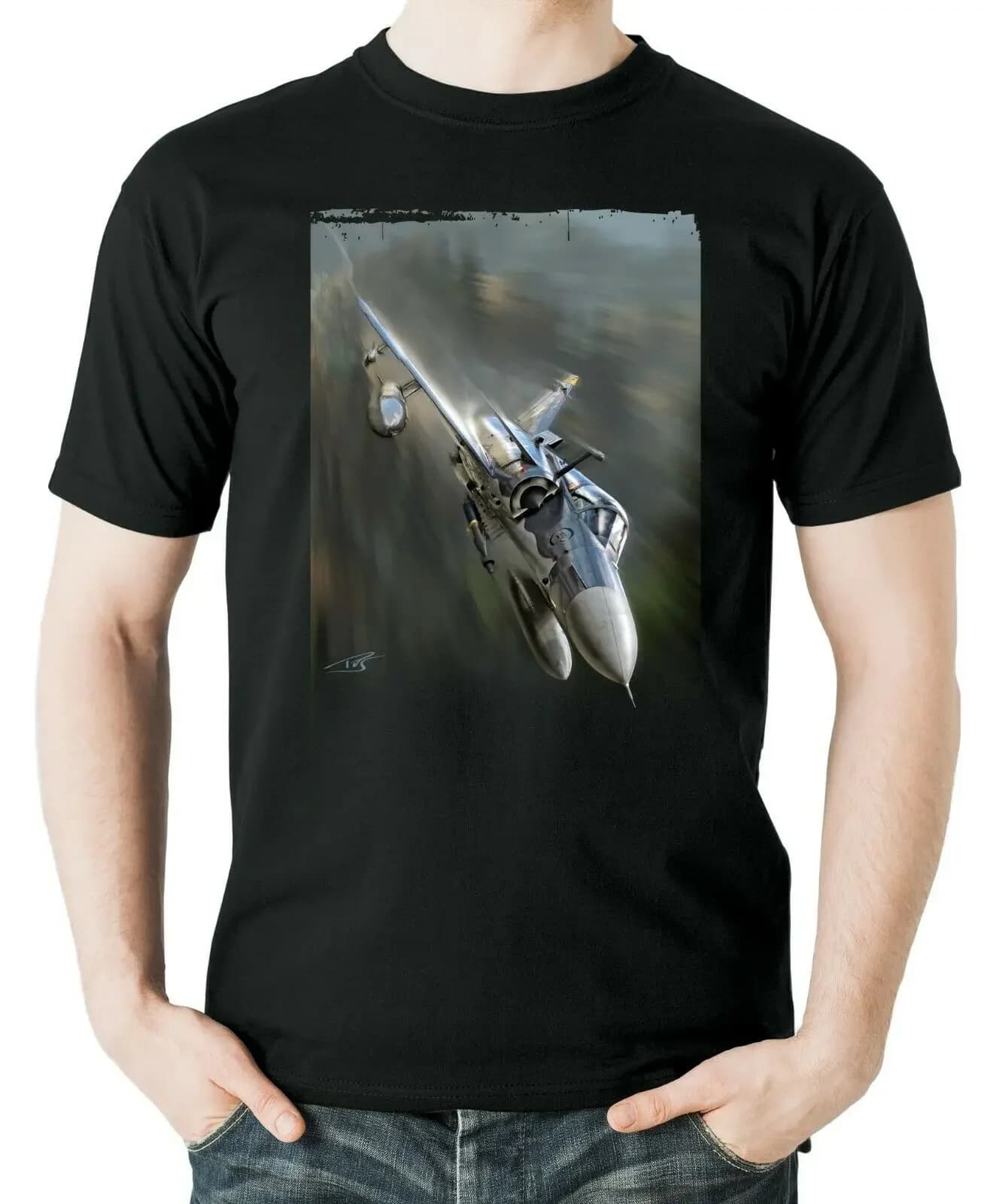 Aviation Themed IAI Kfir Multi Purpose Jet Fighter T-Shirt. Summer Cotton Short Sleeve O-Neck Mens T Shirt New S-3XL