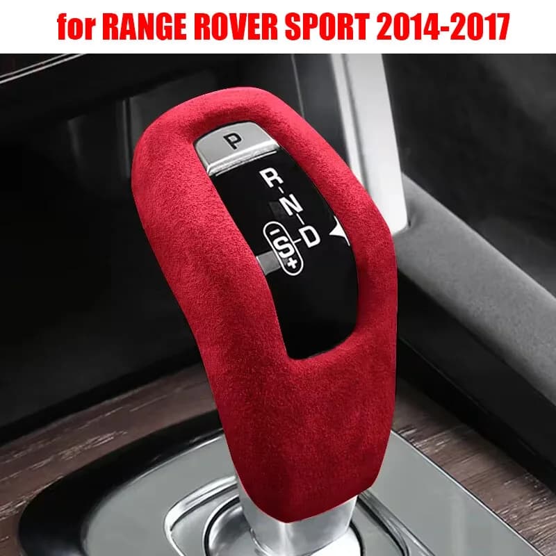 Fit for Land Rover Range Rover Sport 2014 2015 2016 2017 TOP Suede Gear Lever Cover Center Console Gear Head
