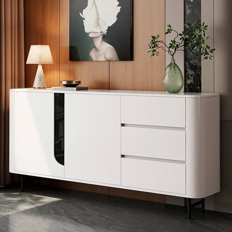 Narrow Art Living Room Cabinets White Dustproof China Tall Living Room Cabinets Corner Saving Mueble Salon Furniture For Home
