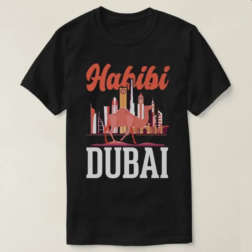 I Love Dubai T-Shirt New 100% Cotton O-Neck Summer Short Sleeve Casual Mens T-shirt Size S-3XL