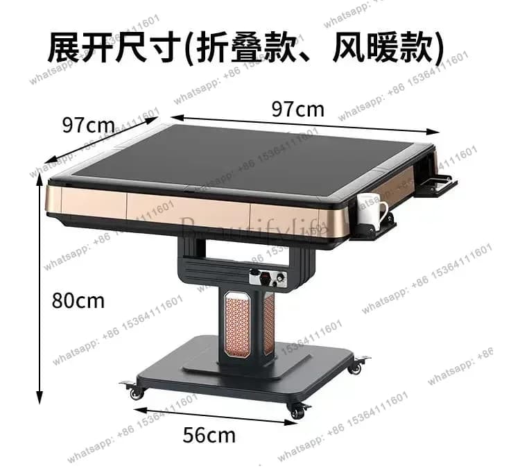 Automatic four-port mahjong machine chess and card hotel clubhouse household mahjong machine various models
