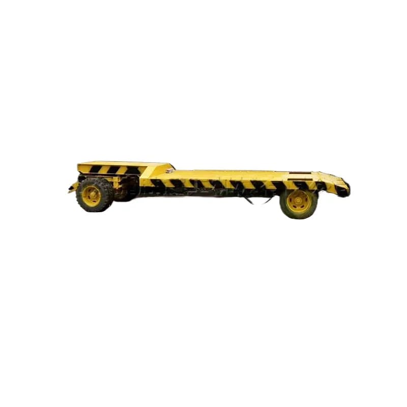 Small Portable Flatbed Trailers, Container Trucks, Airport Luggage Trailers, Four-Wheel Steering Flatbed Trucks
