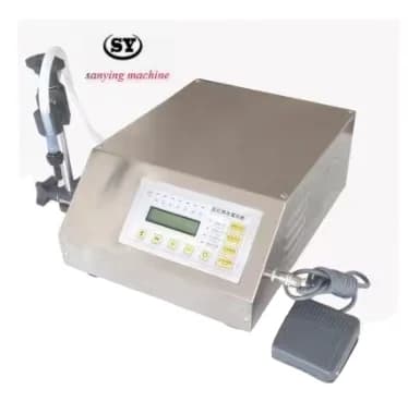 GFK-160 Semi-automatic Electric Cnc Liquid Beverage Milk Juice Water Filling Machine