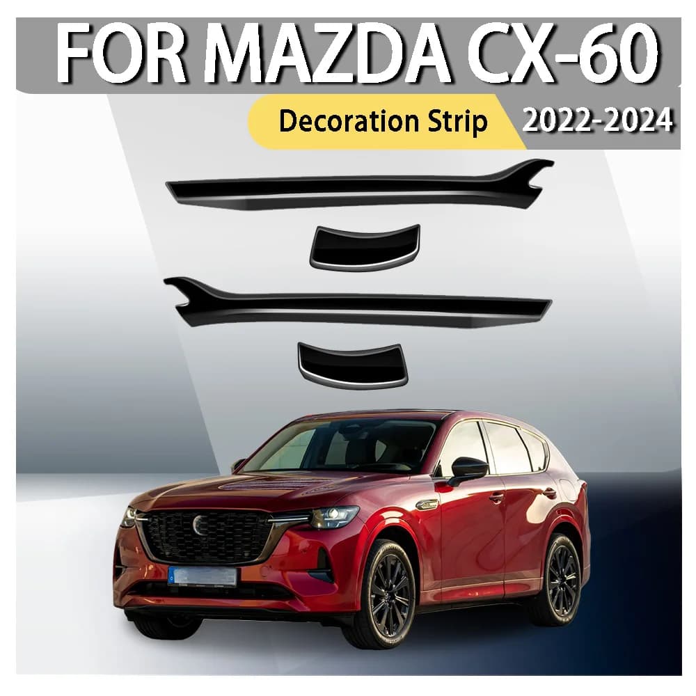Decoration Strip For Mazda CX-60 2022 2023 2024 Car Decoration Car Upgrade Car Modification Accessories Car Styling ABS Plastic