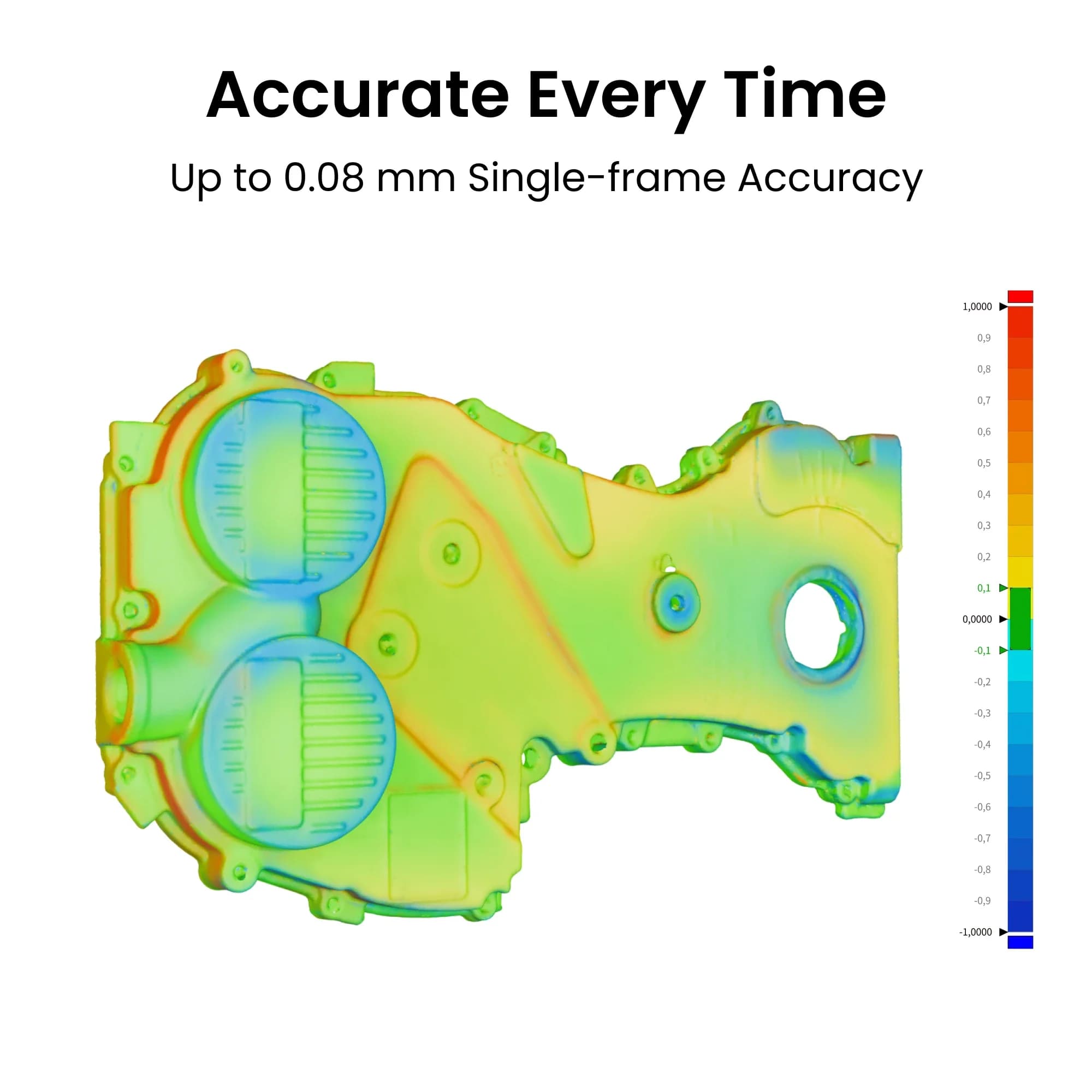 XSH Revopoint-POP 3 PLUS Handheld 3d Scanner High-precision 18fps Speed Medium Object 0.04mm Precision