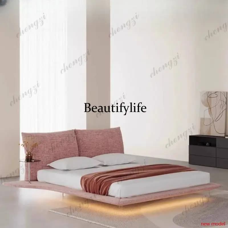 European Heavy Double Bed Large Items Elegant Modern Adults Frame Double Bed Luxury Style Wooden Cama Casal Furniture For HomeAB