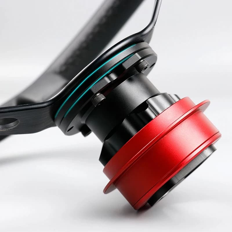 Steering Wheels Quick Release CNC Aluminum Alloy 70mm Hole Spacing Adapter Plate
