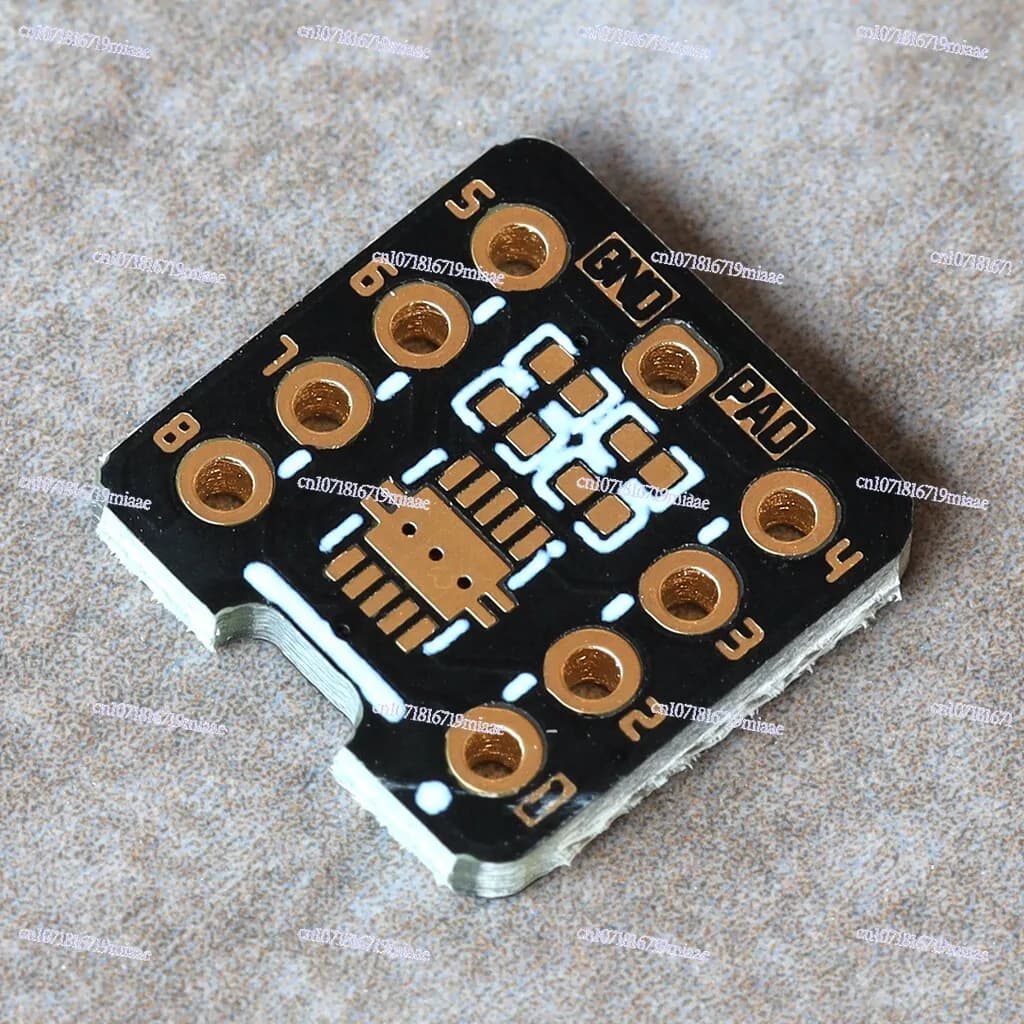 OPA1622 To DIP8 in-line, Gold-plated Printing Board