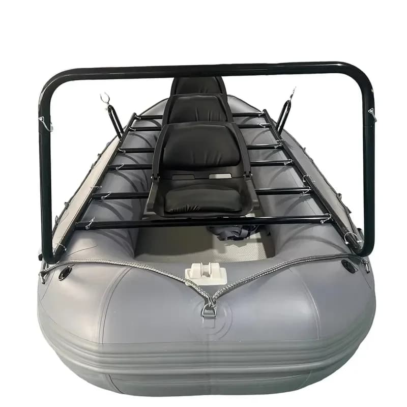 2025 1- 3 Person Rowing Paddle PVC Drop Stitch Inflatable Boat River Fishing Rafting with Aluminum Frame