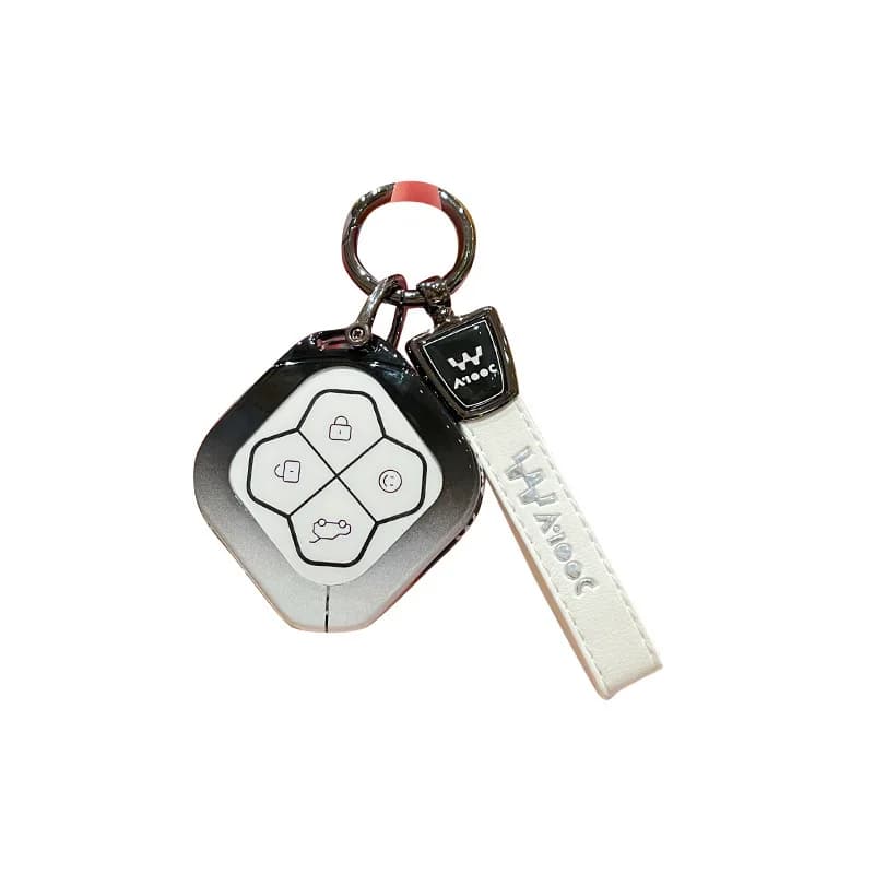 Zinc Alloy Car Key Case Cover Shell Protector Fob Holder for Wuling New Energy Aishang 2026 Trendy Cool Joy Edition Accessories