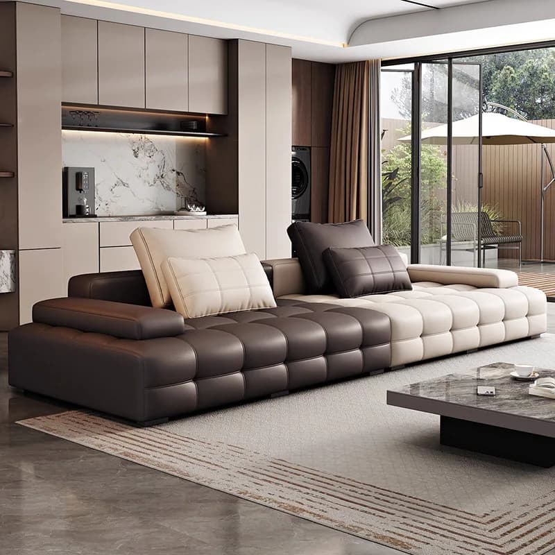 Sectional Minimalist Living Room Sofas Leather Nordic Designer Bedroom Outdoor Sofa Room Decor Floor Gonfiabile Home Furniture