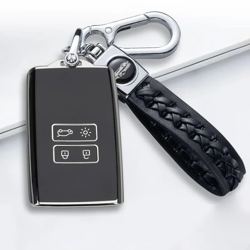 TPU Car Card Key Case Cover Shell Fob For Renault Koleos Captur Megane Clio Scenic Talisman Arkana For Dacia Sandero Accessories
