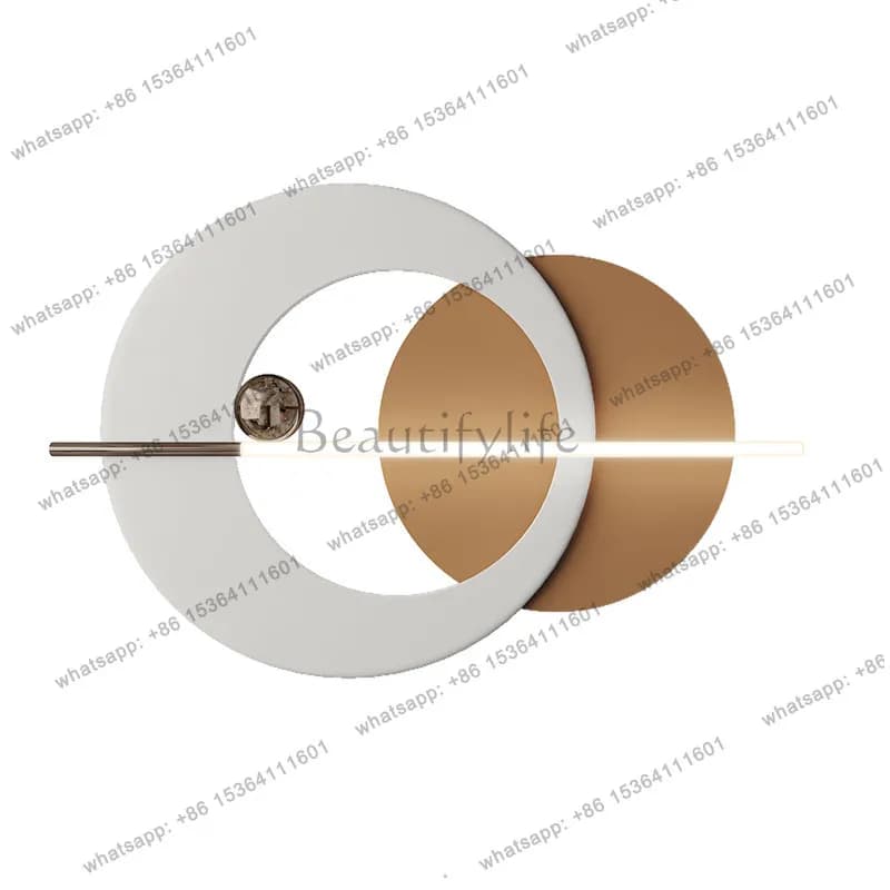 Italian light luxury decoration background wall wrought iron wall decoration minimalist three-dimensional pendant
