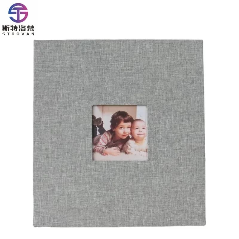 10 Inch 20 Pages/40P Cloth Photo Album Self-Adhesive DIY Laminated Photo Album